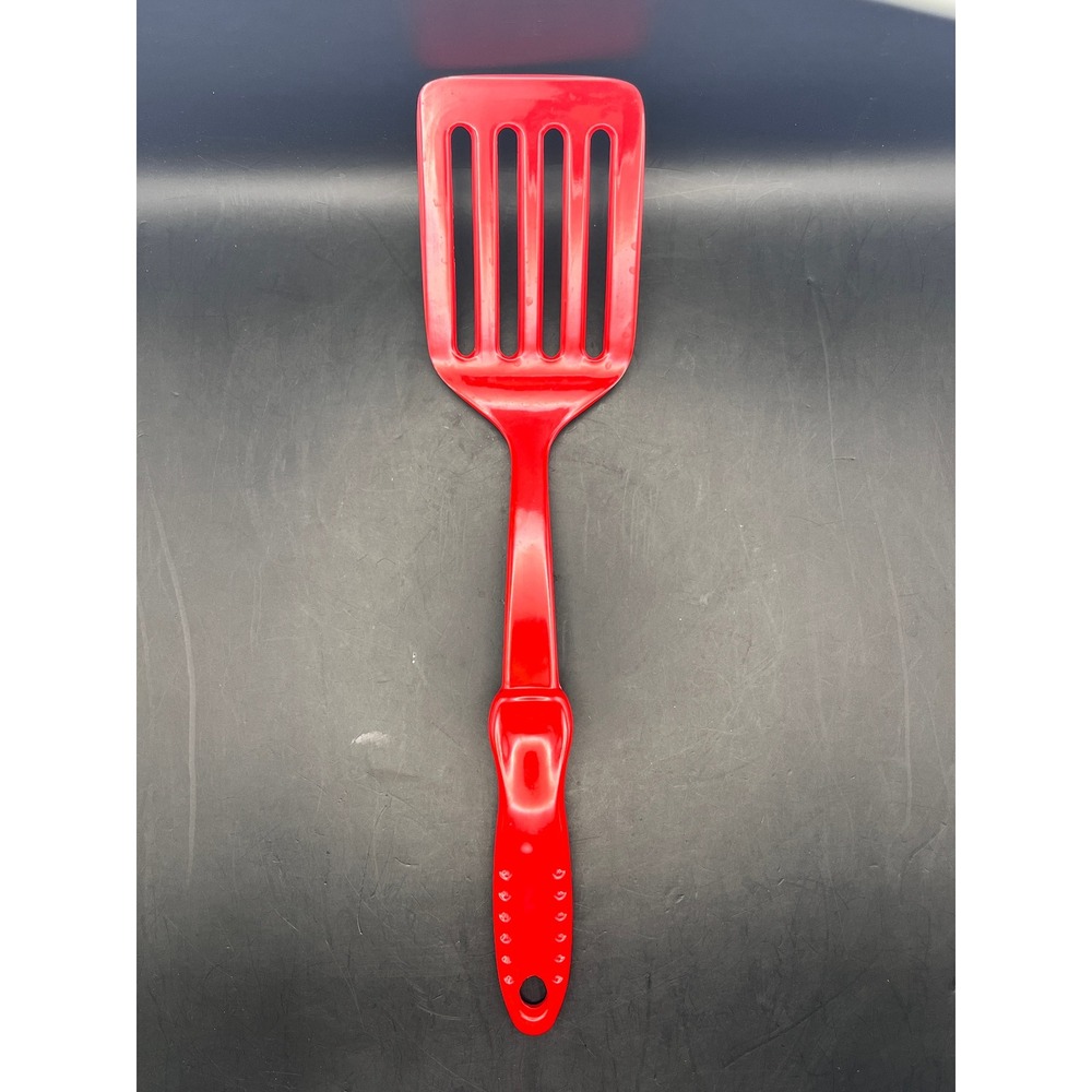 Vtg Retro‎ Red Melamine Spatula Flipper Turner Utensil Kitchenware 12.75" Long